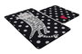 Mijölnir Juego de alfombras de baño Spotted Cat Multicolor